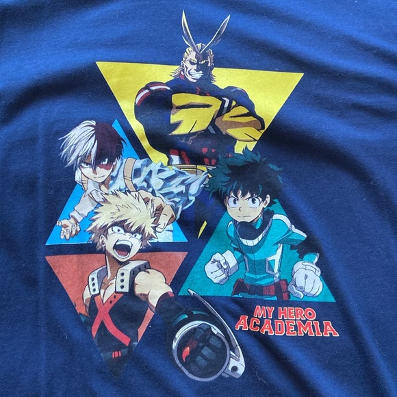 MY HERO ACADEMIA | Anime | Dark Blue T-Shirt - Picture 2 of 4